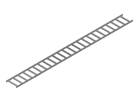 Flatbar Ladder Tray Straight - 2FBS4-12-06-12-MS