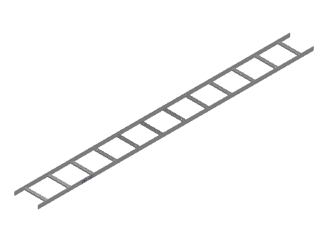 Flatbar Ladder Tray Straight - 2FBS4-12-12-12-MS