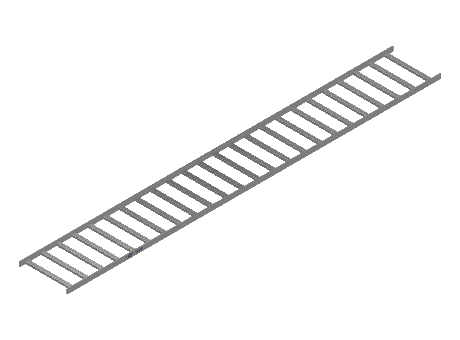 Flatbar Ladder Tray Straight - 2FBS4-18-06-12-MS