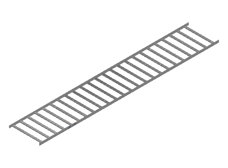 Flatbar Ladder Tray Straight - 2FBS4-24-06-12-MS