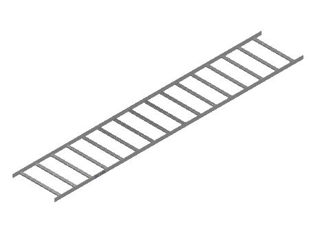 Flatbar Ladder Tray Straight - 2FBS4-24-09-12-MS