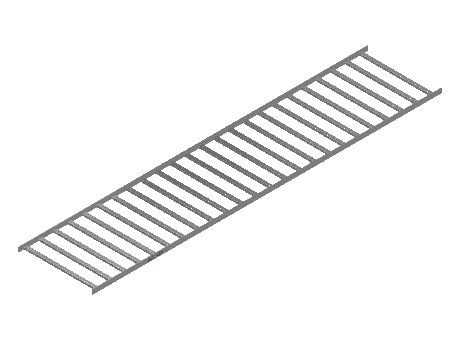 Flatbar Ladder Tray Straight - 2FBS4-30-06-12-MS