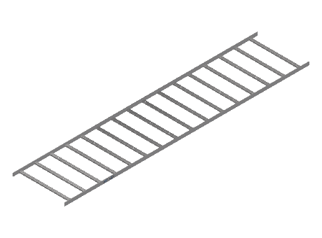 Flatbar Ladder Tray Straight - 2FBS4-30-09-12-MS