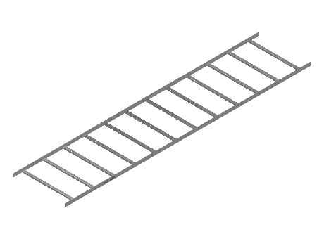Flatbar Ladder Tray Straight - 2FBS4-30-12-12-MS