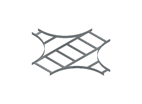 Flatbar Horizontal Cross Reducing - 2FBHG-18X06L24-HC-MS