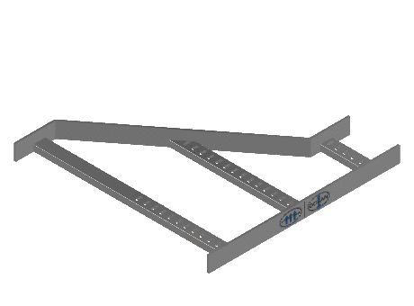 Flatbar Right Hand Reducer - 2FBHG-24X06L-RR-MS