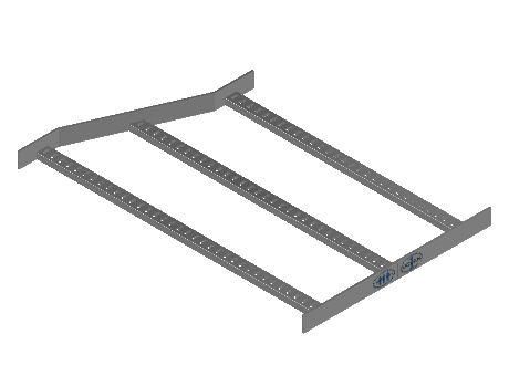 Flatbar Right Hand Reducer - 2FBHG-36X30L-RR-MS