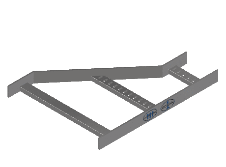 Flatbar Right Hand Reducer - 2FBS4-18X06L-RR-MS