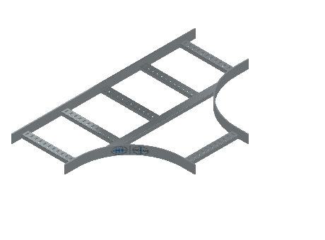 Flatbar Horizontal Tee Equal - 2FBHG-12X12L12-HT-MS