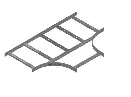 Flatbar Horizontal Tee Equal - 2FBS6-18X18L12-HT-MS