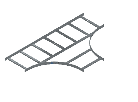 Flatbar Horizontal Tee Equal - 2FBHG-18X18L24-HT-MS