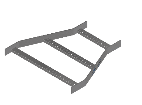 Flatbar Straight Reducer - 2FBHG-24X12L-SR-MS