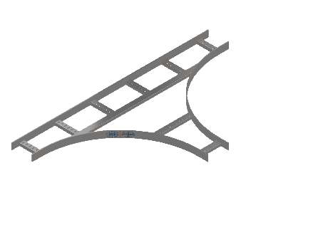 Flatbar Horizontal Tee Equal - 2FBS4-06X06L24-HT-MS