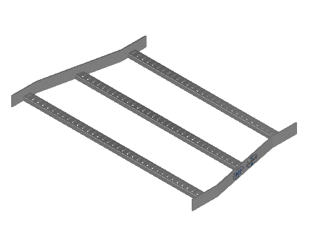 Flatbar Straight Reducer - 2FBHG-36X30L-SR-MS