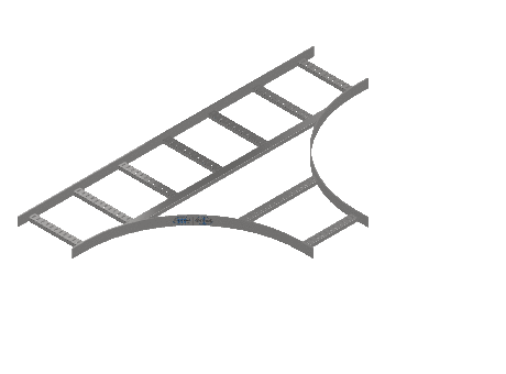 Flatbar Horizontal Tee Equal - 2FBS4-12X12L24-HT-MS