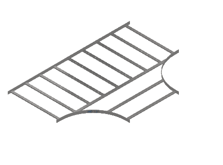 Flatbar Horizontal Tee Equal - 2FBS4-36X36L24-HT-MS