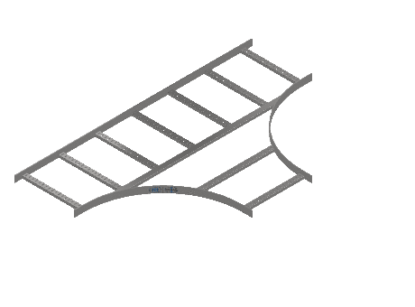 Flatbar Horizontal Tee Equal - 2FBS6-18X18L24-HT-MS
