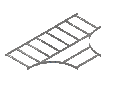 Flatbar Horizontal Tee Equal - 2FBS6-24X24L24-HT-MS