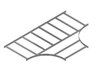 Flatbar Horizontal Tee Equal - 2FBS6-30X30L24-HT-MS