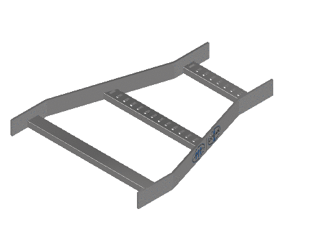Flatbar Straight Reducer - 2FBS4-18X09L-SR-MS