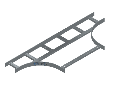 Flatbar Horizontal Tee Expanding - 2FBHG-06X24L12-HT-MS