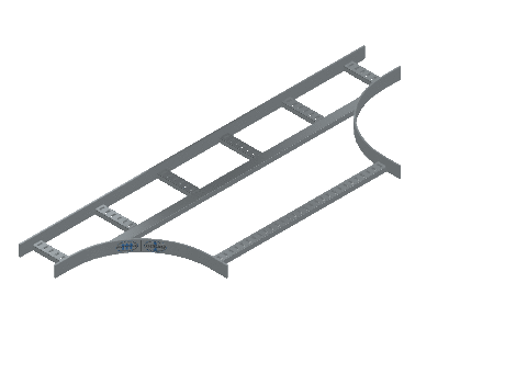 Flatbar Horizontal Tee Expanding - 2FBHG-06X30L12-HT-MS