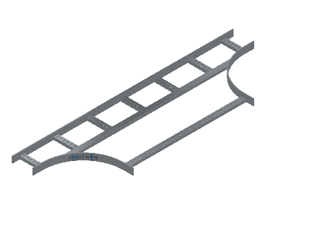 Flatbar Horizontal Tee Expanding - 2FBHG-06X36L12-HT-MS