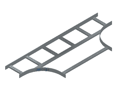 Flatbar Horizontal Tee Expanding - 2FBHG-09X30L12-HT-MS