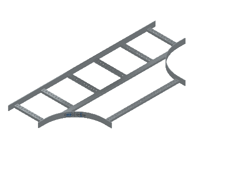 Flatbar Horizontal Tee Expanding - 2FBHG-12X30L12-HT-MS