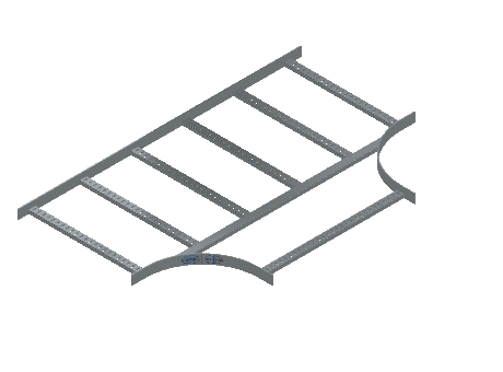 Flatbar Horizontal Tee Expanding - 2FBHG-24X30L12-HT-MS