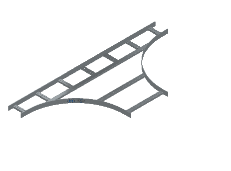 Flatbar Horizontal Tee Expanding - 2FBHG-06X18L24-HT-MS