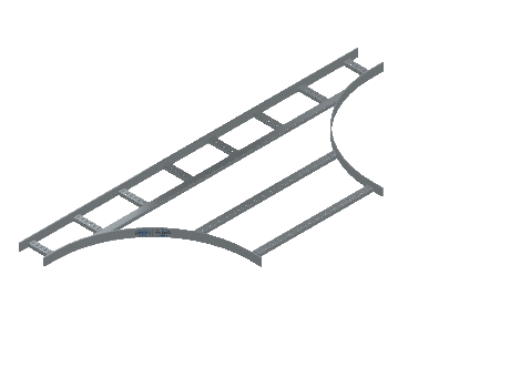 Flatbar Horizontal Tee Expanding - 2FBHG-06X30L24-HT-MS