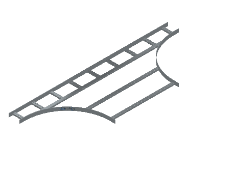 Flatbar Horizontal Tee Expanding - 2FBHG-06X36L24-HT-MS