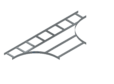 Flatbar Horizontal Tee Expanding - 2FBHG-09X30L24-HT-MS