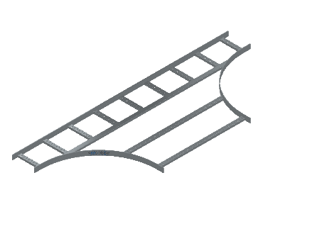 Flatbar Horizontal Tee Expanding - 2FBHG-09X36L24-HT-MS