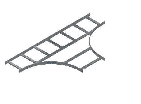 Flatbar Horizontal Tee Expanding - 2FBHG-12X18L24-HT-MS