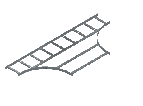 Flatbar Horizontal Tee Expanding - 2FBHG-12X36L24-HT-MS