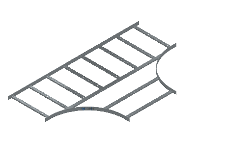 Flatbar Horizontal Tee Expanding - 2FBHG-24X30L24-HT-MS