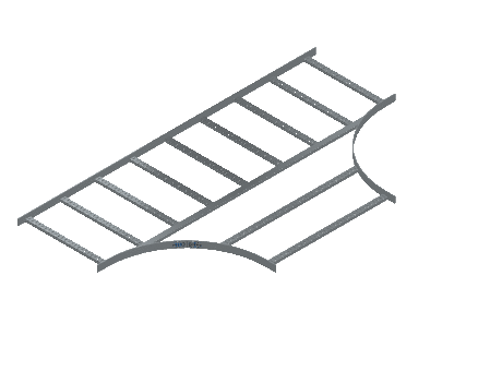 Flatbar Horizontal Tee Expanding - 2FBHG-24X36L24-HT-MS