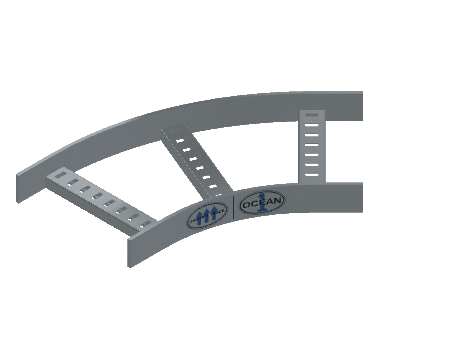 Flatbar Horizontal Bend - 2FBHG-09L12-HB45-MS