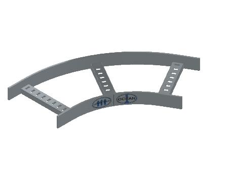 Flatbar Horizontal Bend - 2FBHG-09L12-HB60-MS