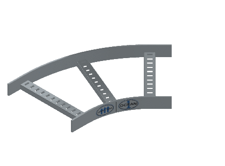 Flatbar Horizontal Bend - 2FBHG-12L12-HB45-MS
