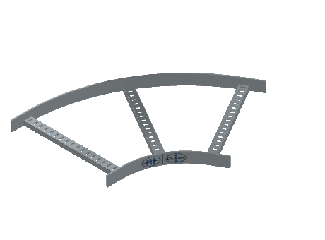 Flatbar Horizontal Bend - 2FBHG-18L12-HB60-MS
