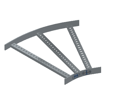 Flatbar Horizontal Bend - 2FBHG-24L12-HB30-MS