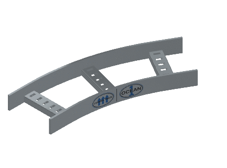 Flatbar Horizontal Bend - 2FBHG-06L24-HB30-MS