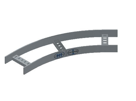 Flatbar Horizontal Bend - 2FBHG-06L24-HB45-MS