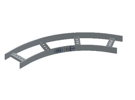 Flatbar Horizontal Bend - 2FBHG-06L24-HB60-MS