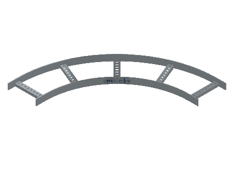 Flatbar Horizontal Bend - 2FBHG-09L24-HB90-MS