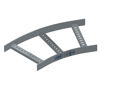 Flatbar Horizontal Bend - 2FBHG-12L24-HB30-MS