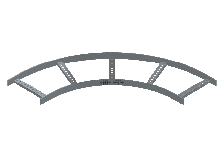 Flatbar Horizontal Bend - 2FBHG-12L24-HB90-MS